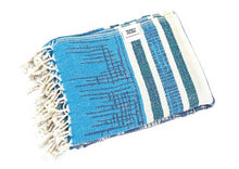 Load image into Gallery viewer, Blue Arrow Turkish Towel