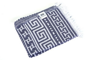 Blue Aztec Turkish Towel