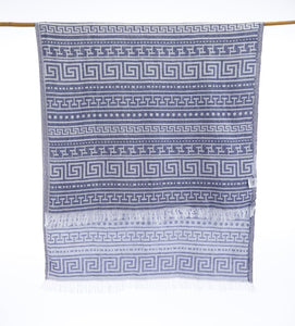 Blue Aztec Turkish Beach Towel