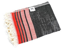 Load image into Gallery viewer, Black Indigo Turkish Towel