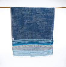 Load image into Gallery viewer, Blue Indigo Beach Turkish Towel