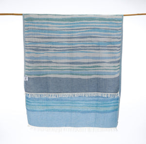 Blue Wave Turkish Towel